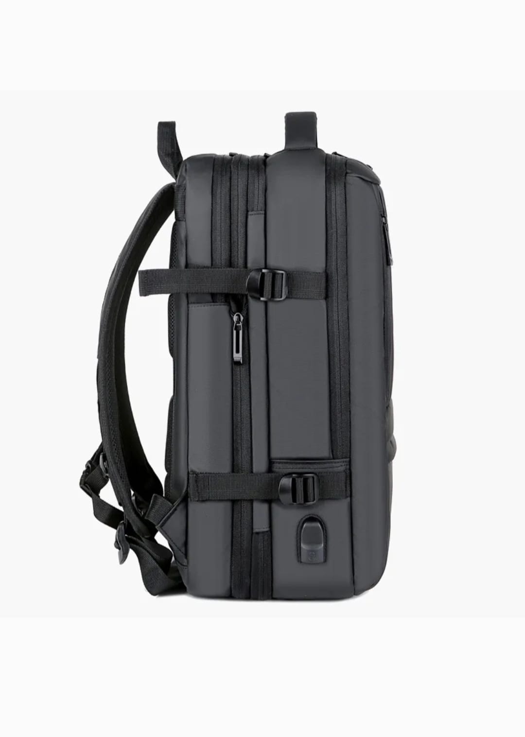 Mochila expandible multifuncional con compartimento para laptop , perfecta para quienes buscan versatilidad y estilo