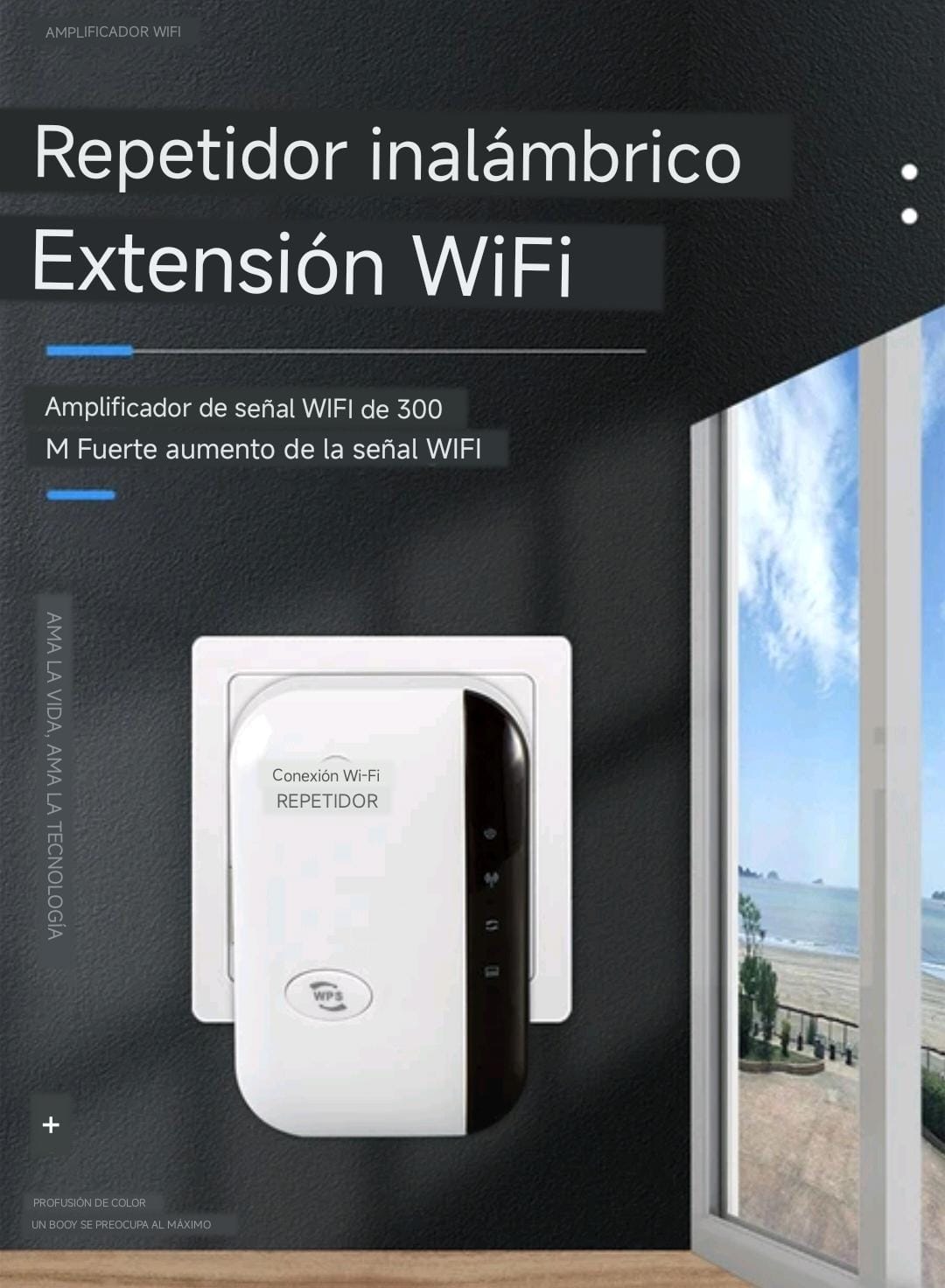 Repetidor WiFi Inalámbrico – Expansor de Red Potente y Confiable para Todo tu Hogar